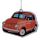 Odświeżacz powietrza Pomarańcza Retro Czerwony Fiat 500 