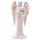 Biała figurka stojącego anioła 20cm