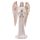 Biała figurka stojącego anioła 20cm