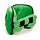 Minecraft Creeper - Stylizowana relaksacyjna poduszka podróżna i maska na oczy