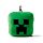 Minecraft Creeper - Stylizowana relaksacyjna poduszka podróżna i maska na oczy