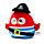 Pluszowa zabawka Squidglys  - Jolly Rogers Pirates
