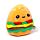Squidglys Pluszowa Poduszka - Foodiemals Burger Hammy 