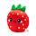 Pluszowa zabawka - Squidglys Elidi Strawberry Foodiemals