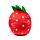 Pluszowa zabawka - Squidglys Elidi Strawberry Foodiemals