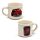 Filiżanki porcelanowe do espresso, zestaw 2 - Fiat 500