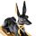 Figurka - Anubis Czarno-złoty leżący