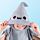 Ręcznik z kapturem dla dzieci Archie the Shark Adoramals