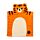 Ręcznik z kapturem dla dzieci Alfie the Tiger Adoramals