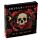 Podkładki pod kubek Zestaw 4 - Skulls and Roses ’ Czaszki i róże’