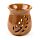 Ceramiczny Popękany Palnik Olejowy - Liściaste Ornamenty