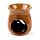 Ceramiczny Popękany Palnik Olejowy - Liściaste Ornamenty