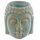 Mały Ceramiczny Popękany Palnik Olejowy - Głowa Buddy