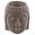 Mały Ceramiczny Popękany Palnik Olejowy - Głowa Buddy