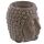 Mały Ceramiczny Popękany Palnik Olejowy - Głowa Buddy