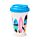 Kubek plastikowy wielorazowy 400ml - VW Volkswagen Camper Bus - Waves