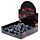 Brelok do kluczy  -Skulls and Roses - Metaliczno-złota Czaszka