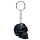 Brelok do kluczy  -Skulls and Roses - Metaliczno-złota Czaszka