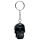Brelok do kluczy  -Skulls and Roses - Metaliczno-złota Czaszka