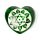 Popielnica na kadzidła rzeźbiony steatyt Chakra Heart Ashcatcher