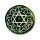 Popielnica na kadzidła rzeźbiony steatyt Chakra Okrągły - Ashcatcher