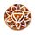 Popielnica na kadzidła rzeźbiony steatyt Chakra Okrągły - Ashcatcher