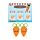 Nożyczki dla dzieci Foodiemals Cecil the Carrot w uchwycie