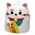 Kubek ceramiczny odwrócony "Kot Szczęścia Maneki Neko"