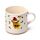 Zestaw porcelanowych kubków i pokrywek  - Christmas Jan Pashley Highland Coo
