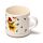 Zestaw porcelanowych kubków i pokrywek  - Christmas Jan Pashley Highland Coo