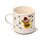 Zestaw porcelanowych kubków i pokrywek  - Christmas Jan Pashley Highland Coo